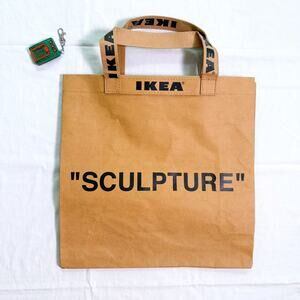 Virgil Abloh x IKEA MARKERAD Off-White "SCULPTURE" Tote Bag - Medium 9 Gallon